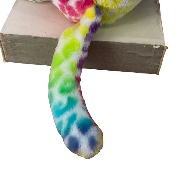 Build-A-Bear Lisa Frank Inspired Rainbow Color Leopard Print Plush Animal - Picture 7 of 10